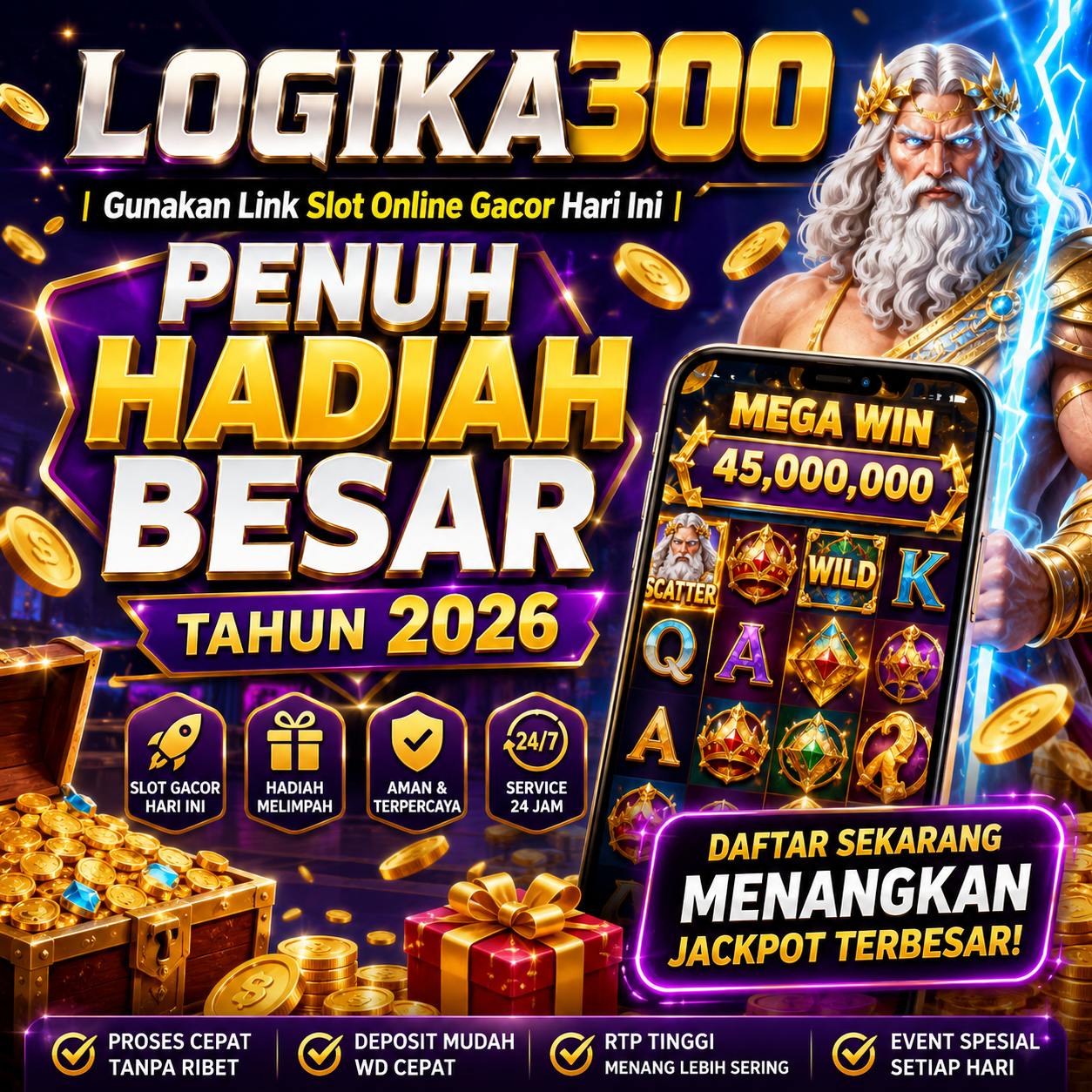 LOGIKA300 | Gunakan Link Slot Online Gacor Hari Ini Penuh Hadiah Besar Tahun 2026